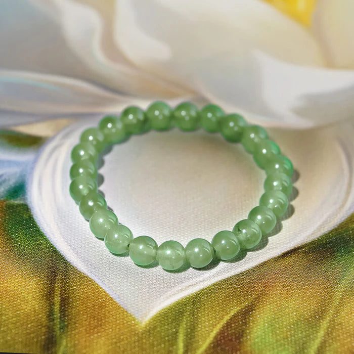 Green Aventurine Bracelet (8mm) for Men and Women || Gem Bhagya