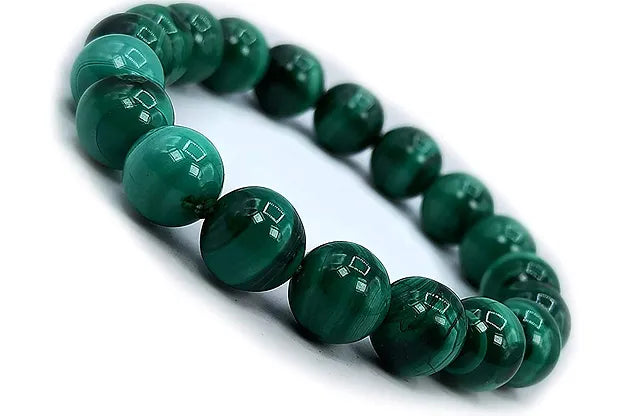 Natural Malachite Bracelet (8mm) || Gem Bhagya