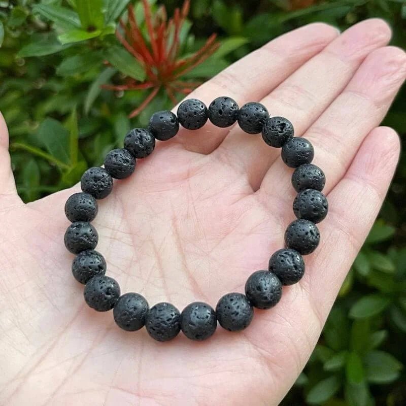 Lava Stone Bracelet ( 8 MM ) || Gem Bhagya