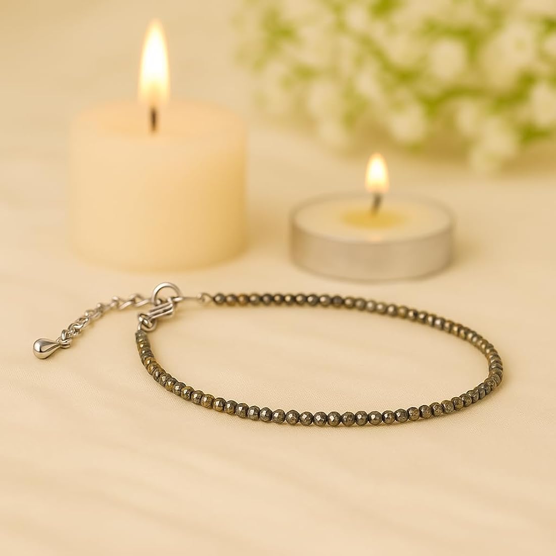 Pyrite Anklet For Women/Ladies