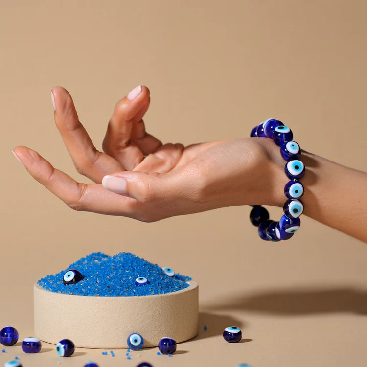 EVIL EYE BRACELET|| 8 MM SIZE