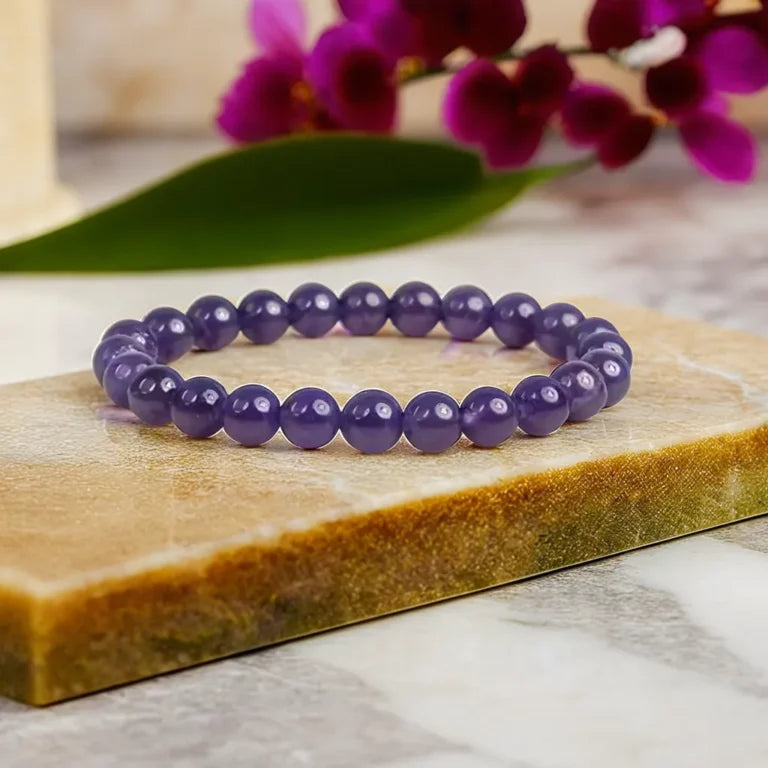 Amethyst Bracelet (8mm) for Men and Women