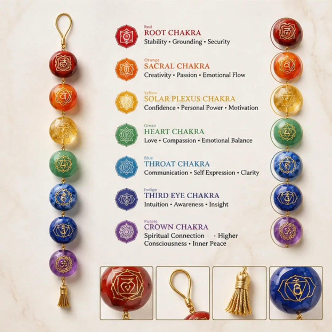 7 Chakra Hanging for Energy Balance & Vastu Decor