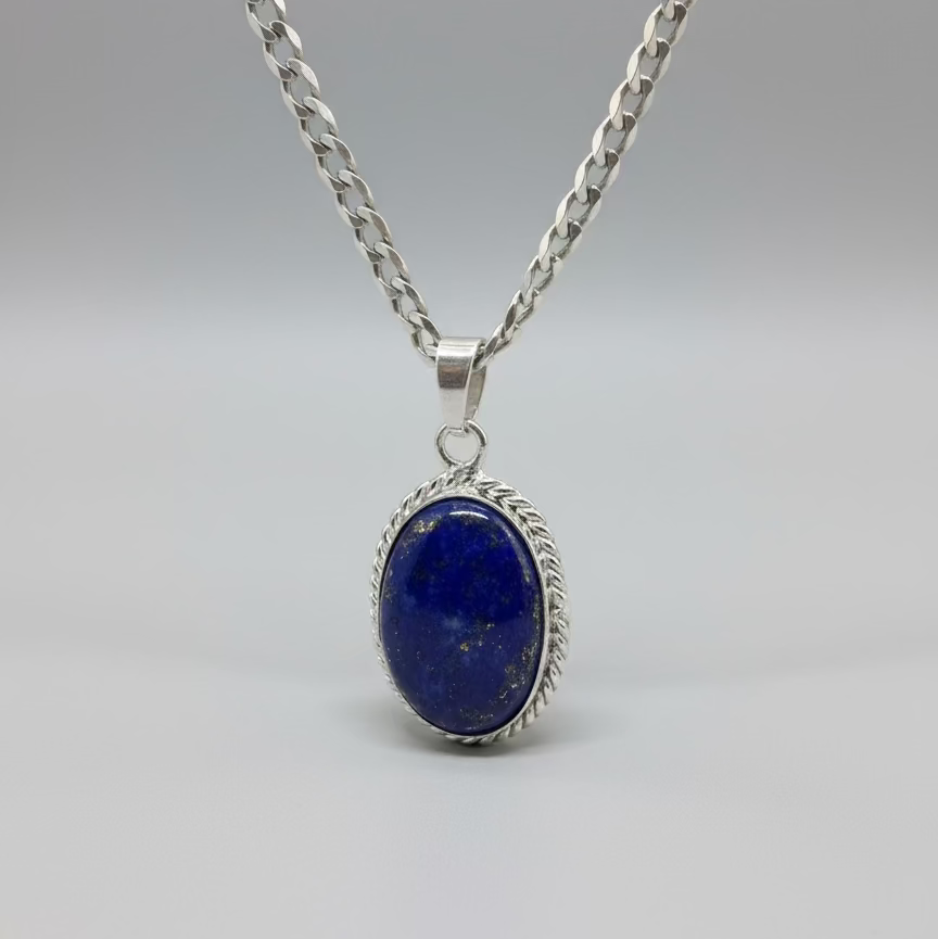 NATURAL LAPIS LAZULI PENDANT