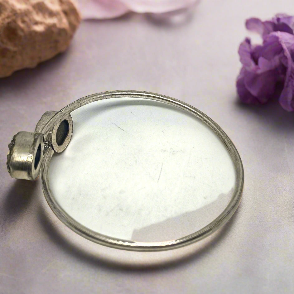 PYRITE KADA FOR LADIES/GIRLS || NATURAL PYRITE || GERMAN SILVER KADA