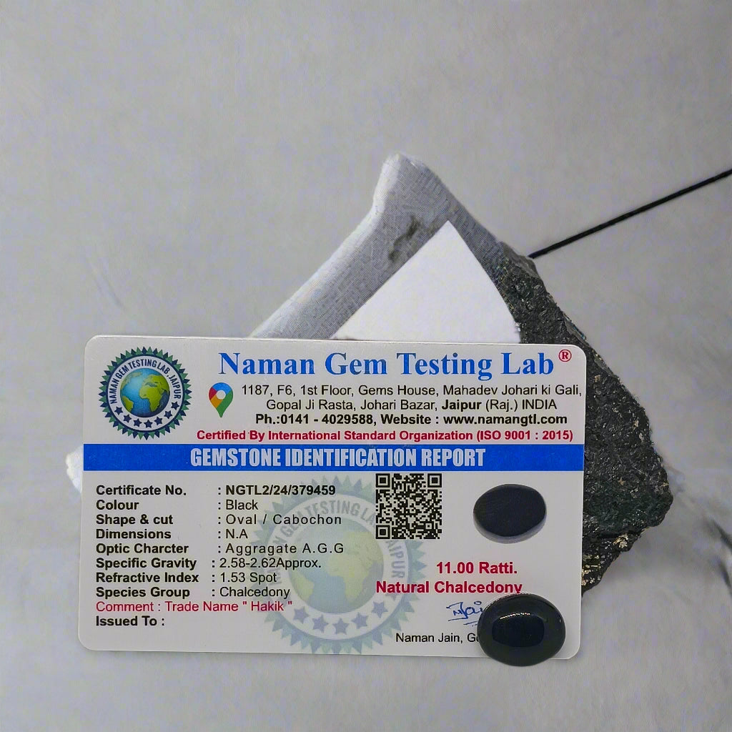 NATURAL SULEMANI HAKIK ||11.00 RATTI || LAB CERTIFIED