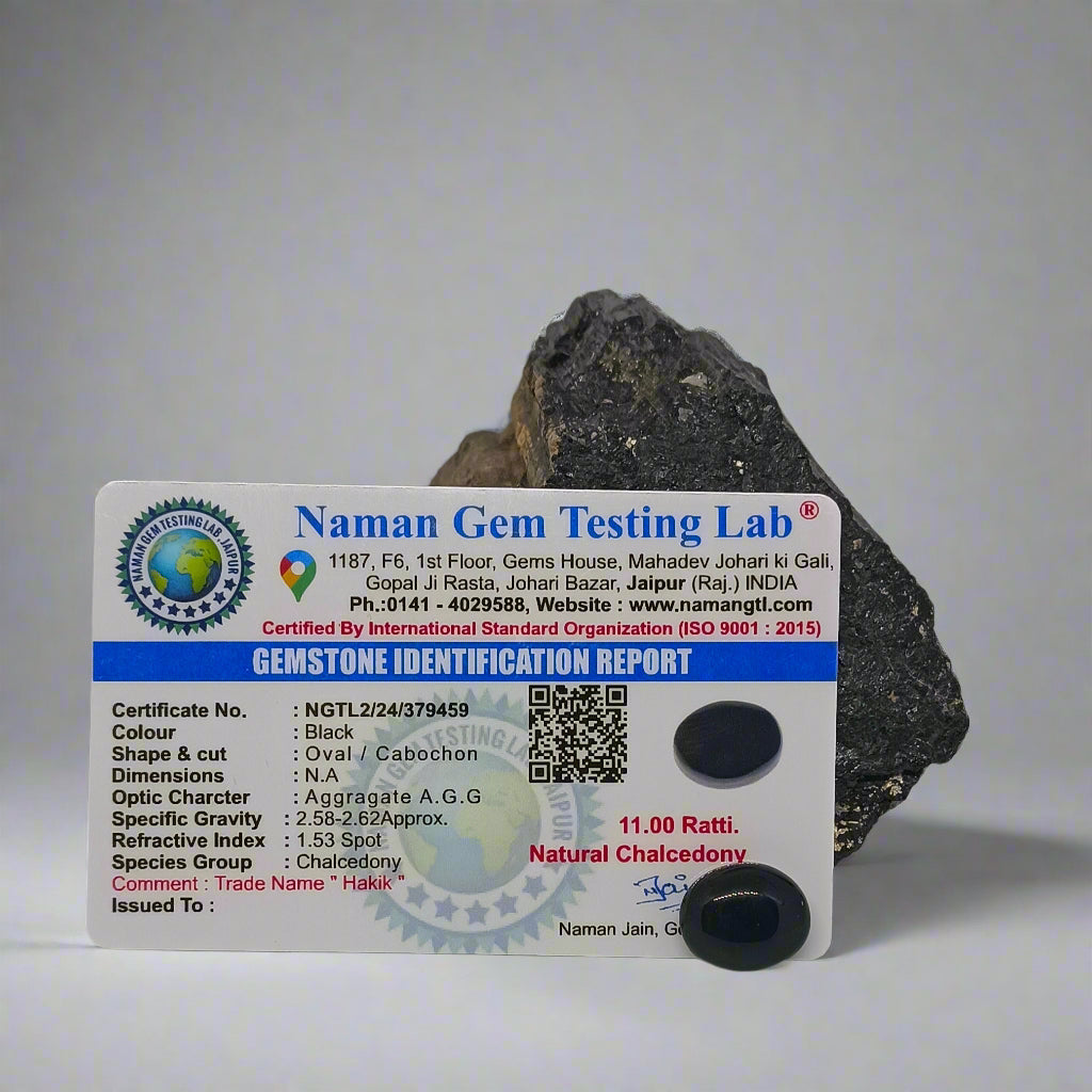 NATURAL SULEMANI HAKIK ||11.00 RATTI || LAB CERTIFIED