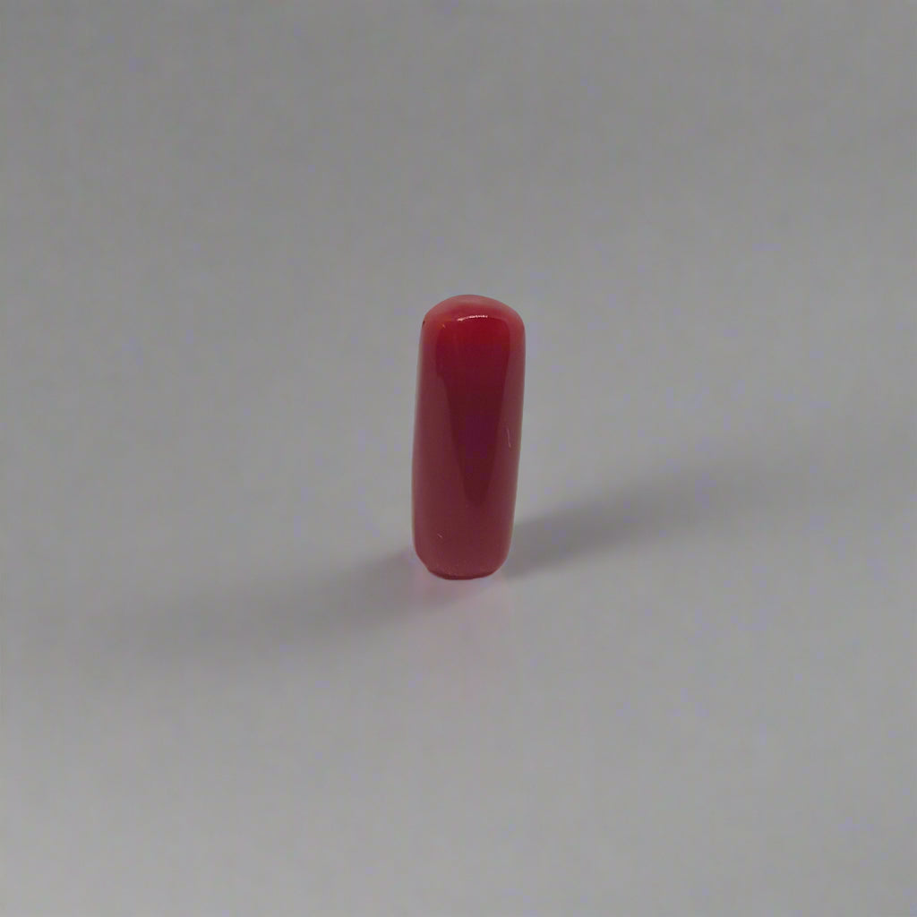 NATURAL RED CORAL(MOONGA) || 6.20 RATTI || LAB CERTIFIED
