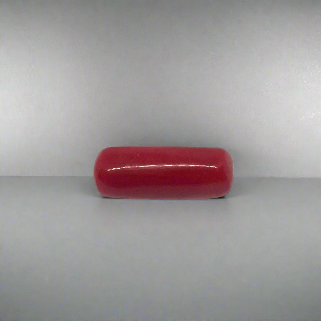 NATURAL RED CORAL(MOONGA) || 6.20 RATTI || LAB CERTIFIED