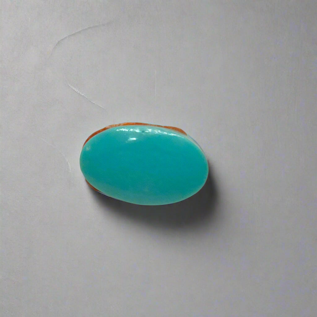 NATURAL TURQUOISE(FIROZA) || 8.50 CARATE || LAB CERTIFIED