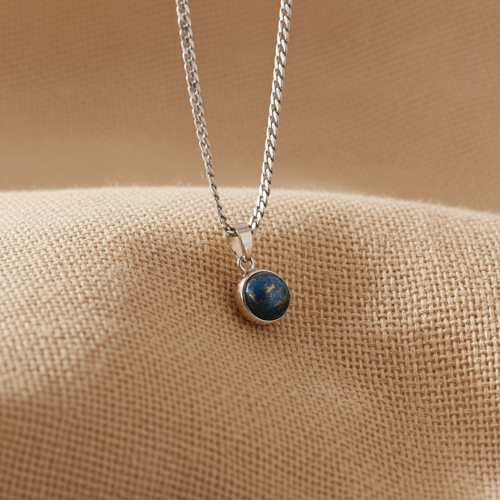 NATURAL FIROZA PENDANT - Energized & Certified ( 8.80 Carate )