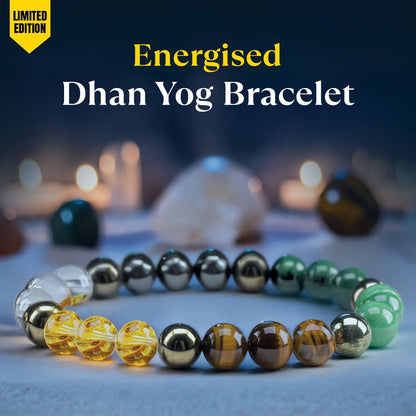 Natural Dhan Yog Bracelet - Energized & Lab Certified