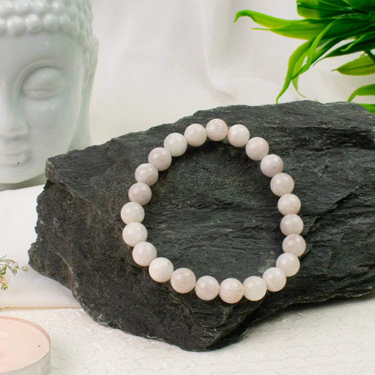 Natural Moonstone Bracelet - 8 MM Size