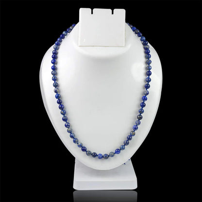 Natural Lapis Lazuli Mala || 8 MM || Gem Bhagya