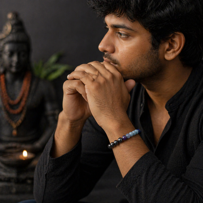 Shani Sade Sati Bracelet for Saturn Protection & Stability