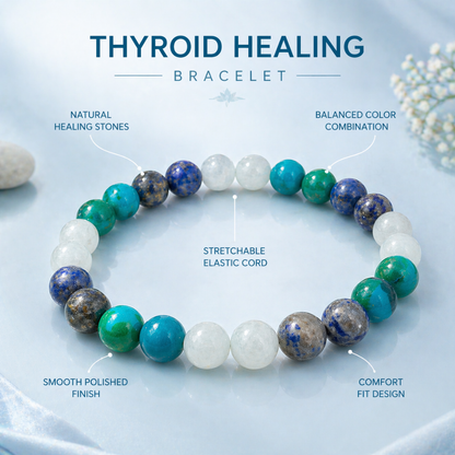 Thyroid Healing Bracelet for Balance & Wellness