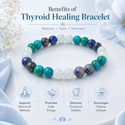 Thyroid Healing Bracelet for Balance & Wellness