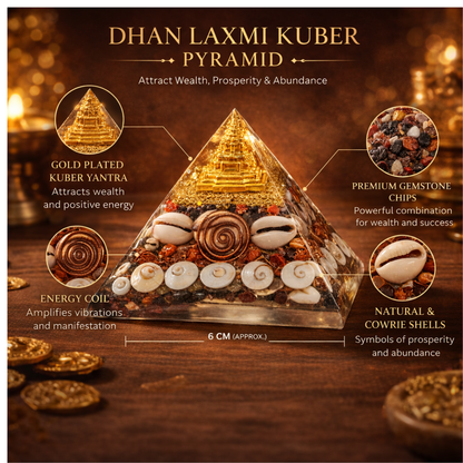 Dhan Laxmi Kuber Pyramid for Wealth & Good Luck