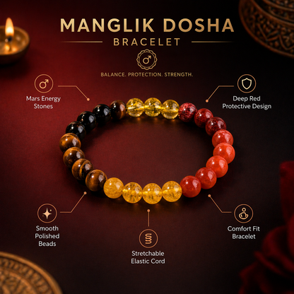 Manglik Dosha Bracelet for Mangal Dosh Remedy