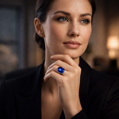 Natural Blue Sapphire Certified (Neelam) 8.00 CARAT for Success & Protection