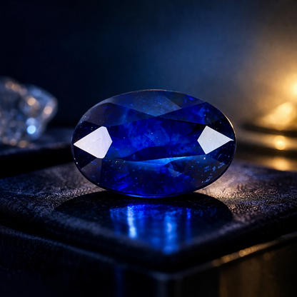 Natural Blue Sapphire Certified (Neelam) 8.00 CARAT for Success & Protection
