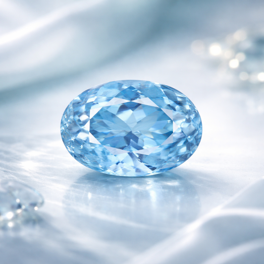 Natural Aquamarine healing gemstone 10.00 CARAT for Calmness & Communication