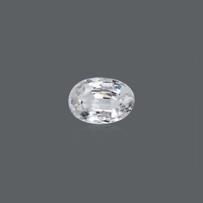NATURAL WHITE ZIRCON - 5.25 CARATE