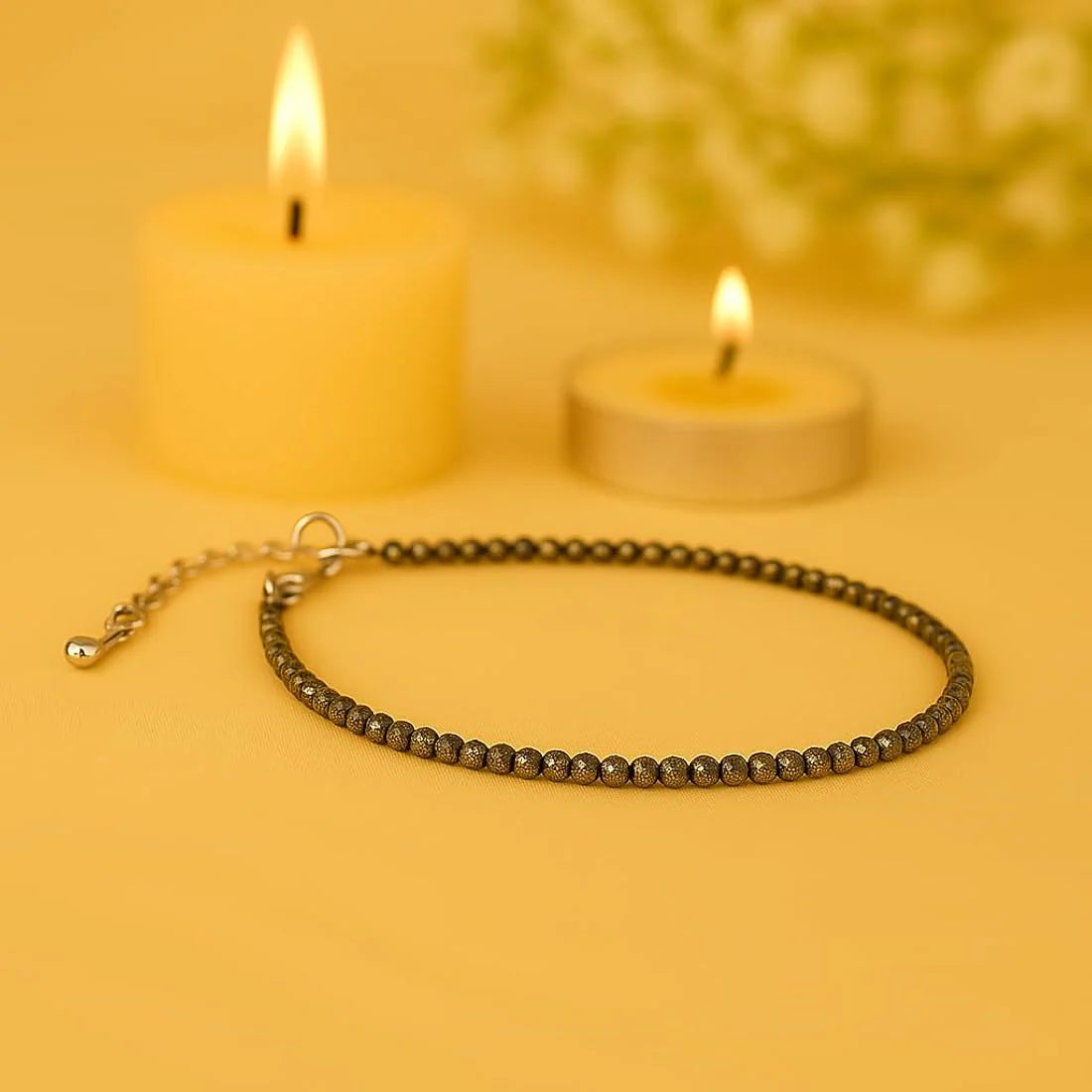 Natural Pyrite Anklet For Money