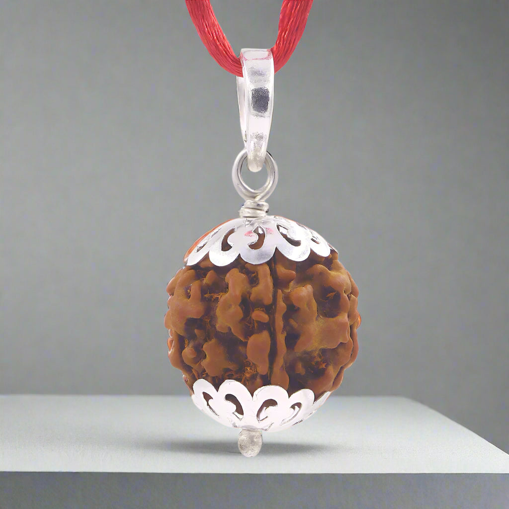 5 Mukhi Rudraksha Pendant | Nepal Origin