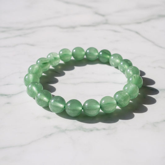 Natural Green Aventurine Bracelet (8mm) for Luck & Prosperity