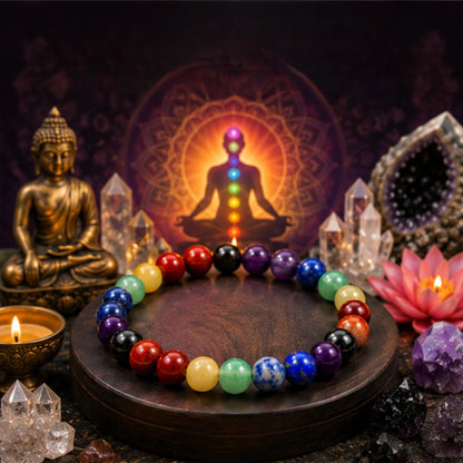 7 Chakra Bracelet for Energy Healing & Balance