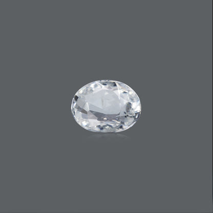 NATURAL WHITE ZIRCON - 7.25 CARATE