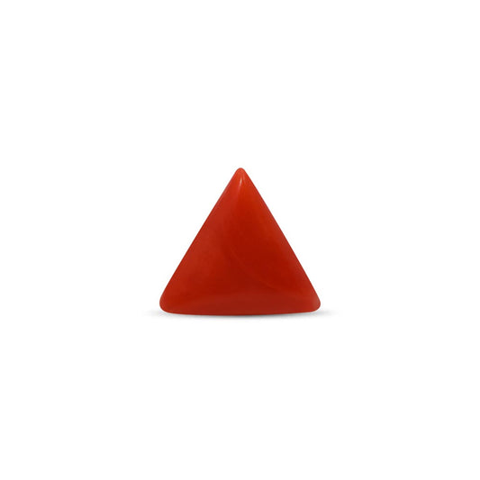 NATURAL RED CORAL(TRIANGLE MOONGA) - 8.00 RATTI