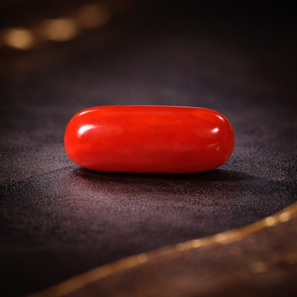NATURAL RED CORAL(MOONGA) - 6.25 RATTI