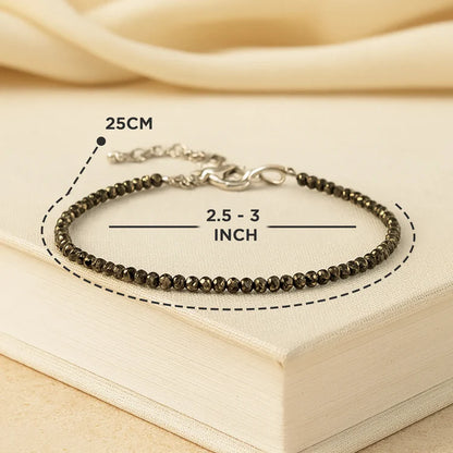 Natural Pyrite Anklet For Money