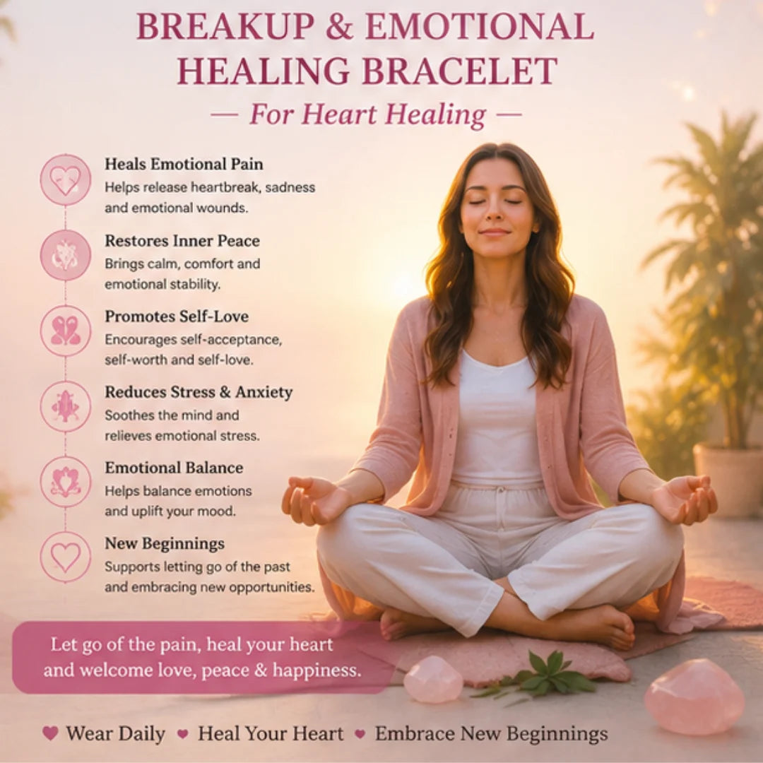 Breakup & Emotional Healing Bracelet for Heart Healing