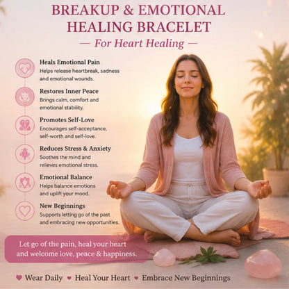 Breakup & Emotional Healing Bracelet for Heart Healing