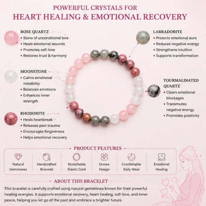 Breakup & Emotional Healing Bracelet for Heart Healing