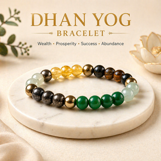 Energized & Lab Certified Dhan Yog Money Bracelet for Wealth & Prosperity