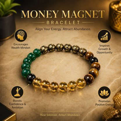 Money Magnet Bracelet - Energized & Certified