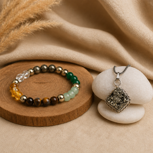 Dhan Prapti Combo – Pendant & Bracelet for Wealth Attraction