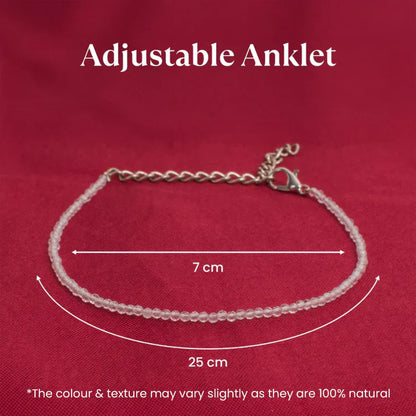 Clear Quartz Anklet For Women/Ladies