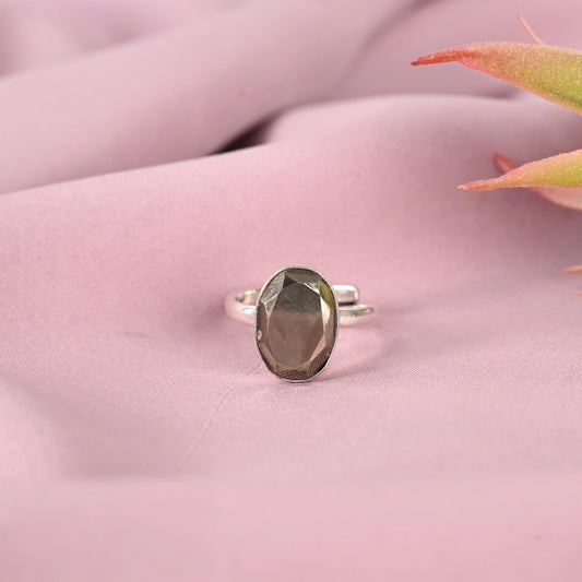 PYRITE CUT RING - Energized & Certified