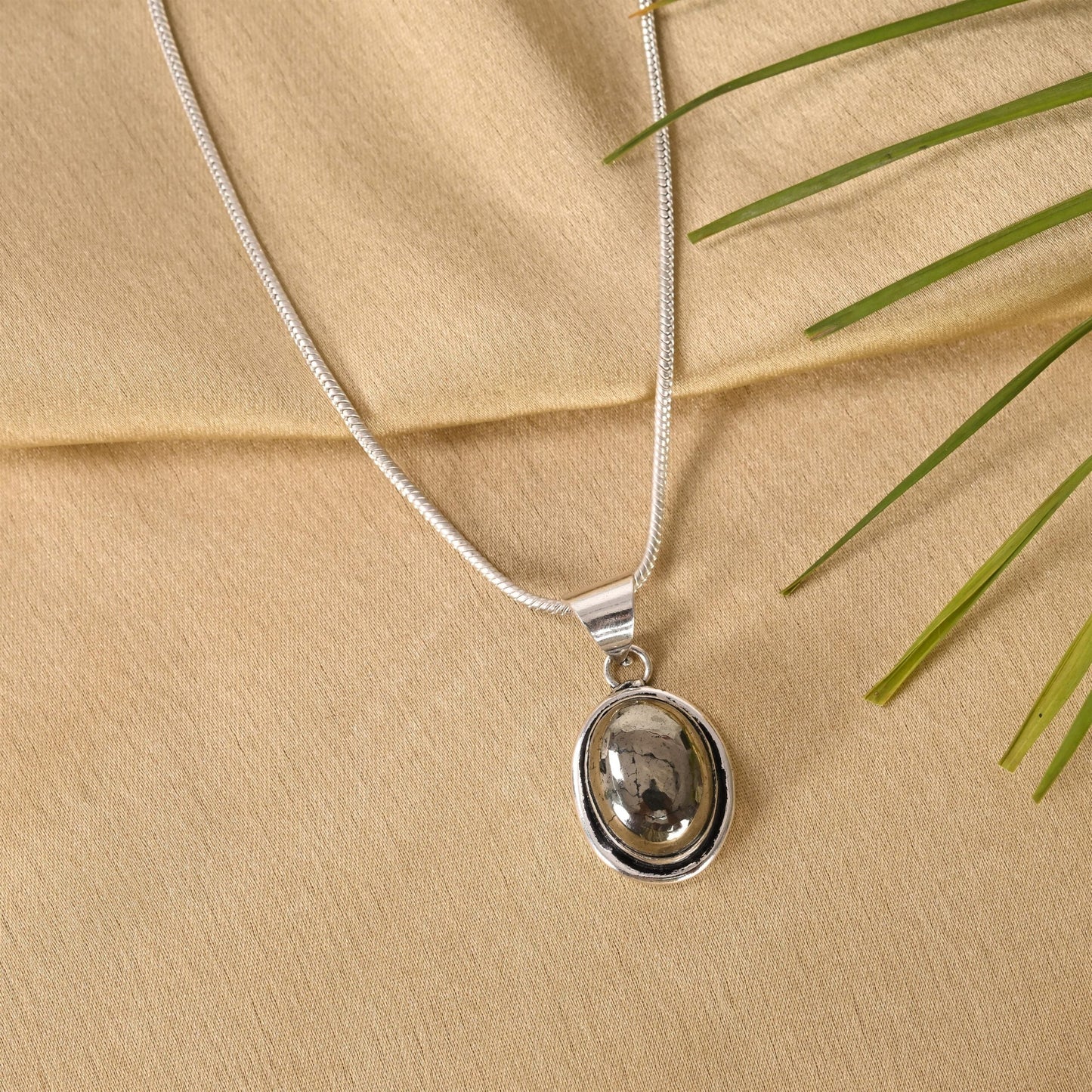PYRITE PLAIN PENDANT - Energized & Certified