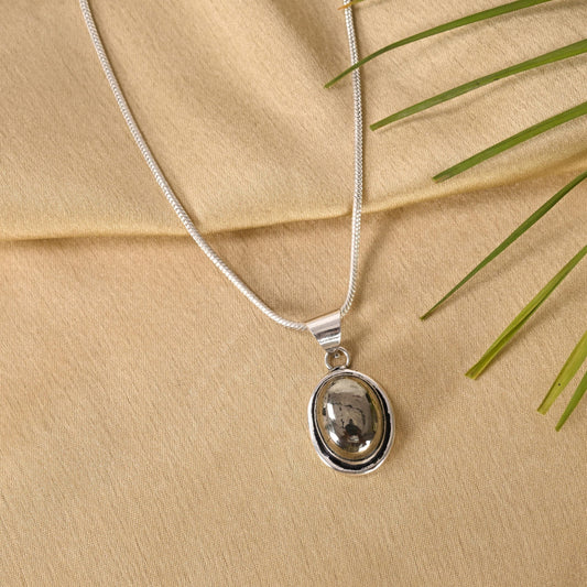 PYRITE PLAIN PENDANT - Energized & Certified