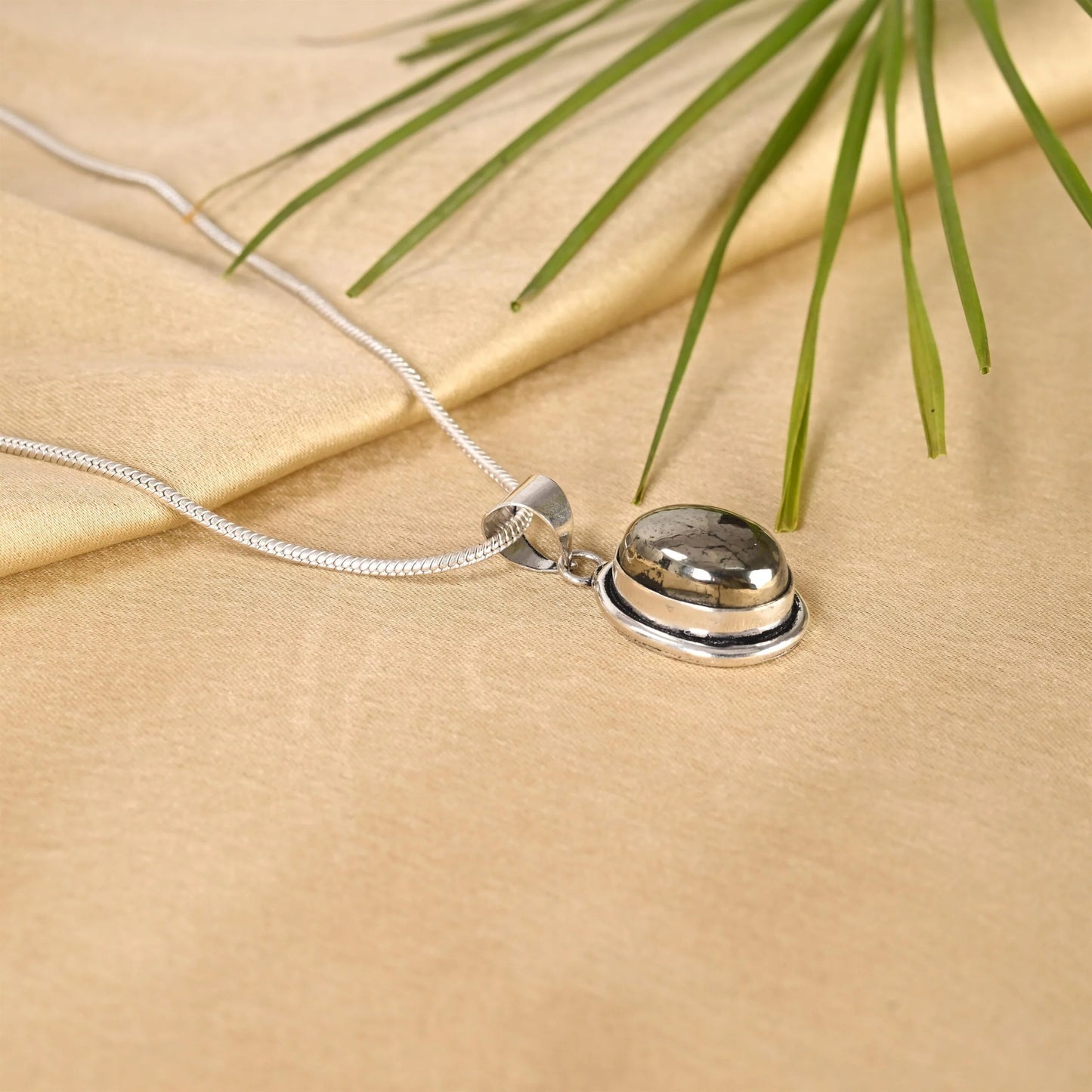 PYRITE PLAIN PENDANT - Energized & Certified