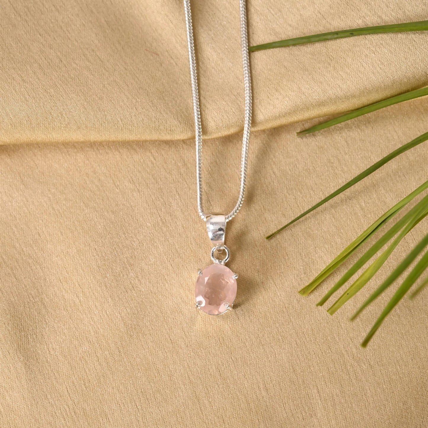 ROSE QUARTZ PENDANT- Energized & Certified