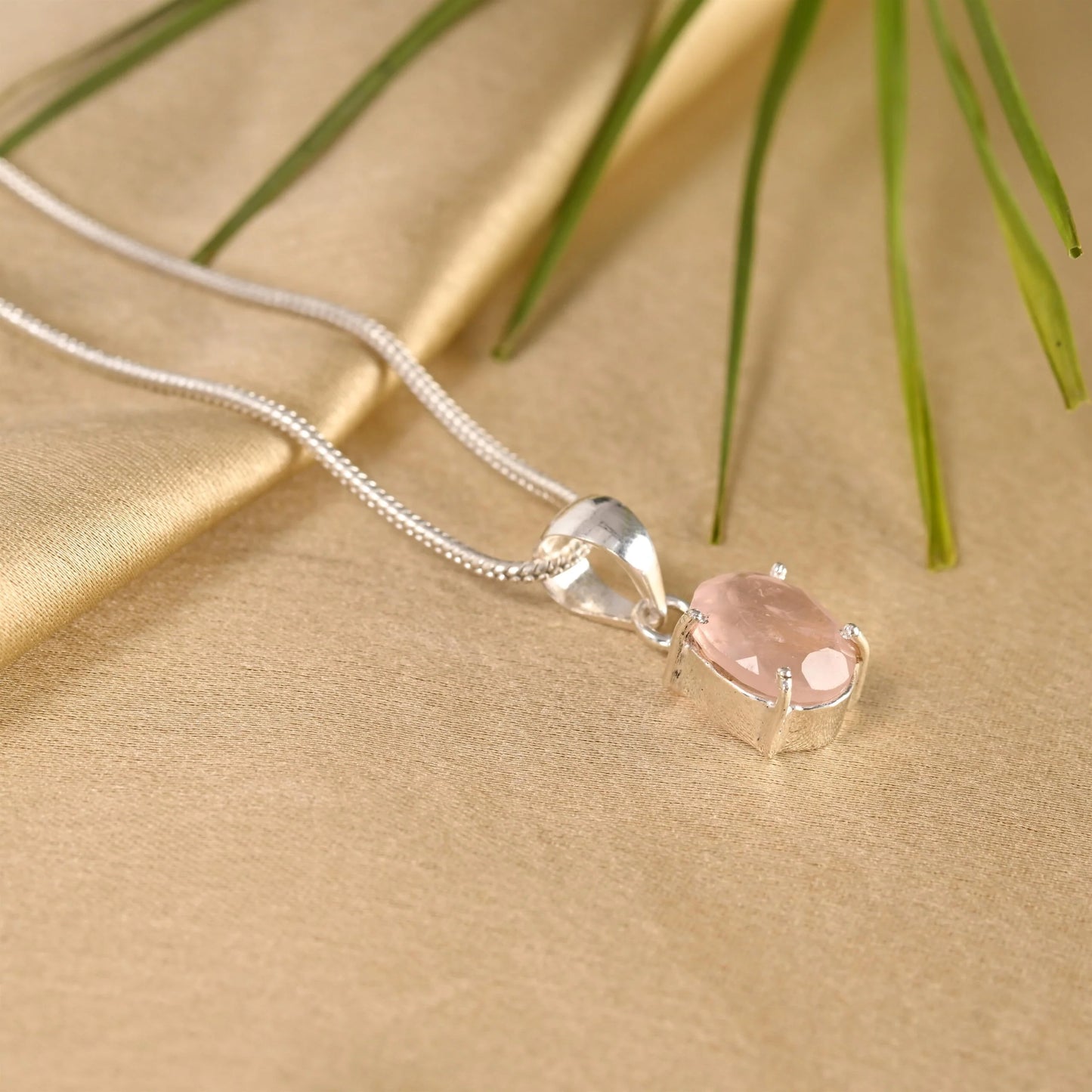 ROSE QUARTZ PENDANT- Energized & Certified