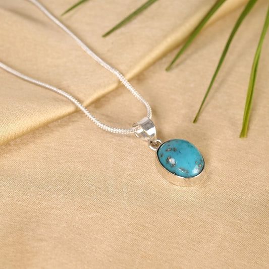 NATURAL FIROZA PENDANT - Energized & Certified