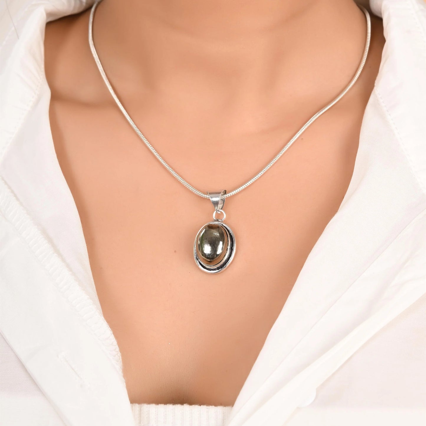 PYRITE PLAIN PENDANT - Energized & Certified